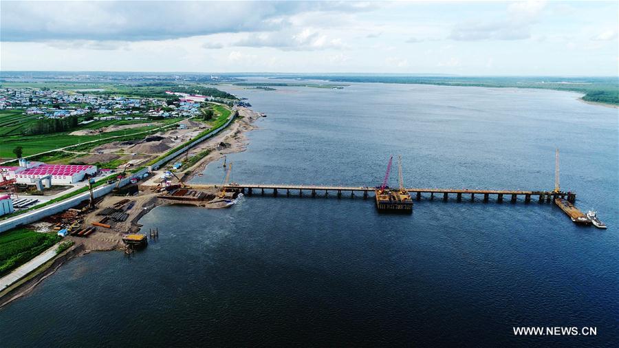 Scenery of Heilongjiang River in NE China