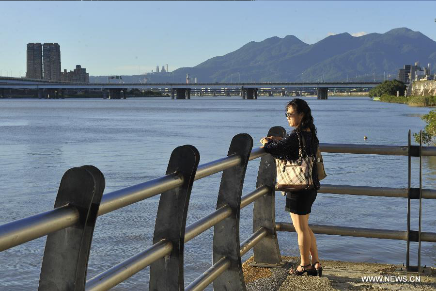 Scenery of Dadaocheng Wharf in Taipei