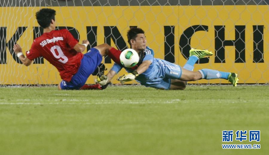 東亞杯：曾誠奮勇屢救險 國足0:0戰平韓國