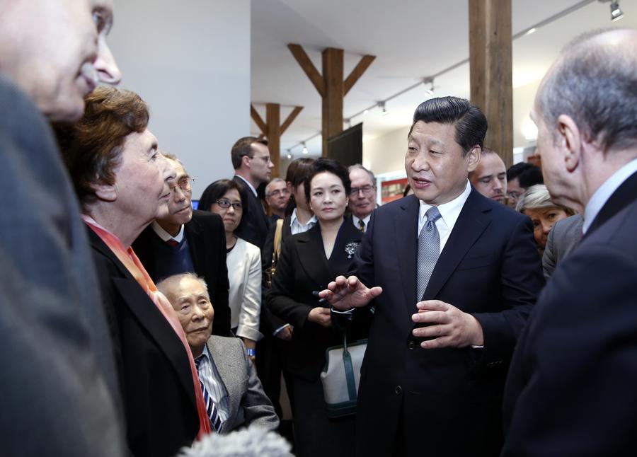 President Xi visits former site of Lyon Sino-French Institute