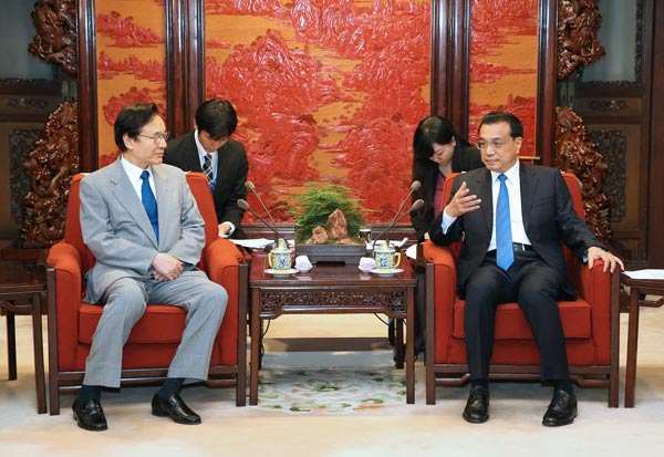 Premier Li urges Tokyo to keep its word