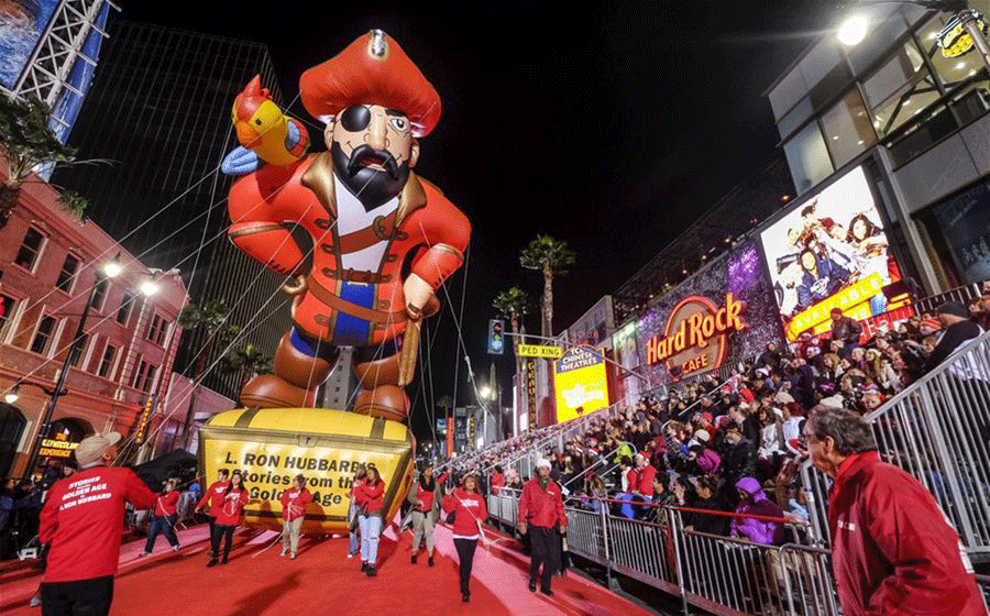 People participate in 85th annual Hollywood Christmas Parade