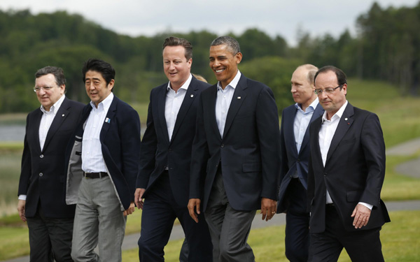 G8 focuses on taxation, counter-terrorism at final day