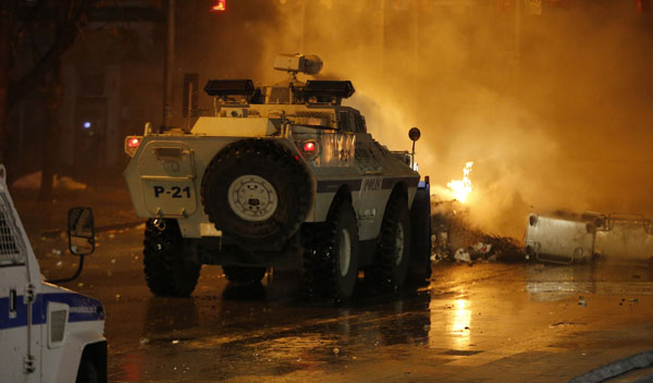 Clashes erupt in Turkey after funeral of teenager