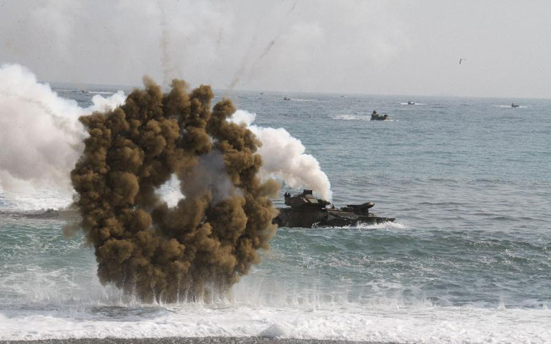 US-South Korea joint landing exercises in Pohang