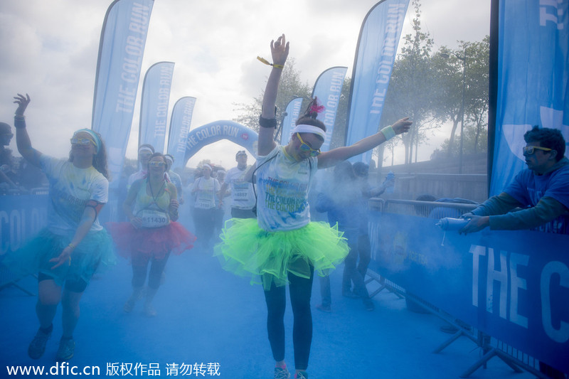 Color Run race in Paris