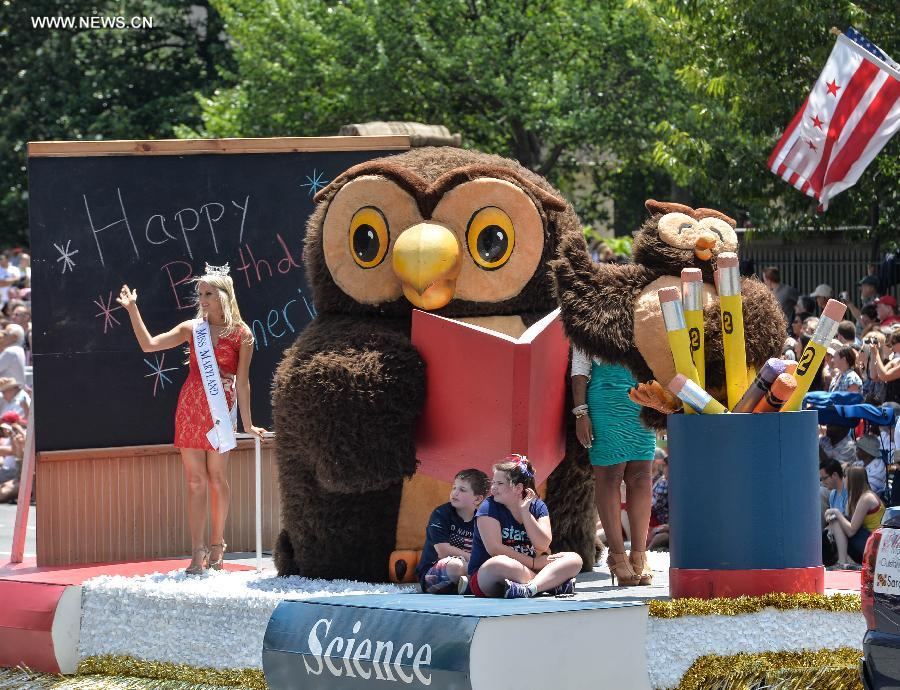 Independence Day parade held in Washington D.C.