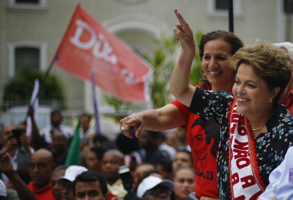 Brazilian President Rousseff leads among women