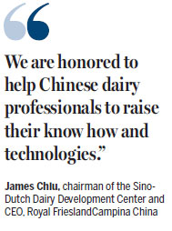 Sino-Dutch dairy cooperation developing