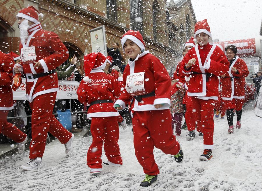 Riding with Santa Claus around the world