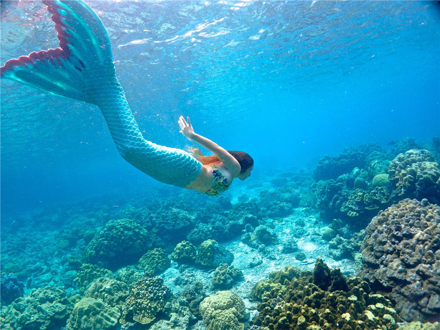 Meet Melanie, the real-life mermaid