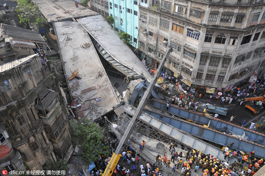 20 killed, 150 injured in flyover collapse in eastern India