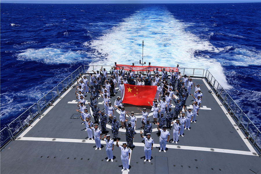 Chinese navy fleet joins RIMPAC 2016 open day