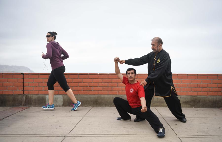 Peruvian tai chi master spreads martial arts in Latin America