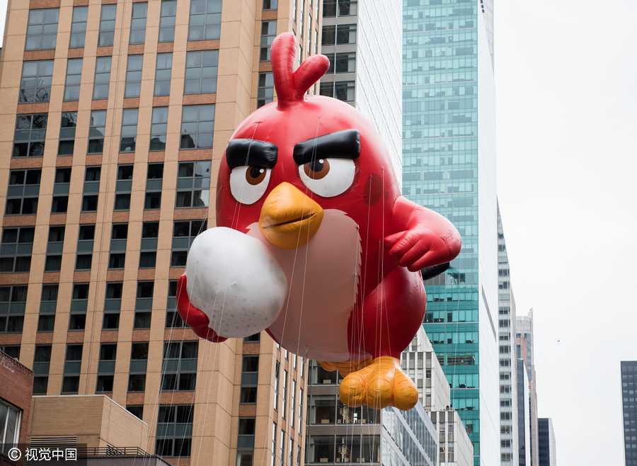 Thanksgiving parade celebrated in New York