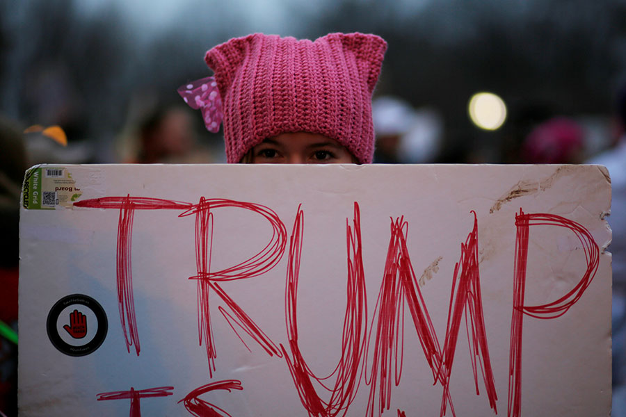 Over 1 million join anti-Trump women's marches worldwide