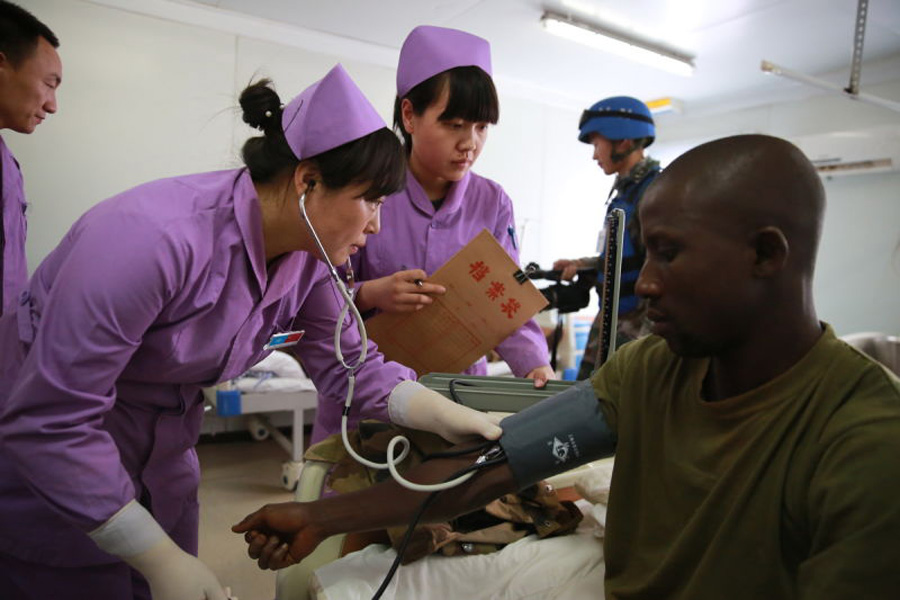 China's female peacekeepers in Mali