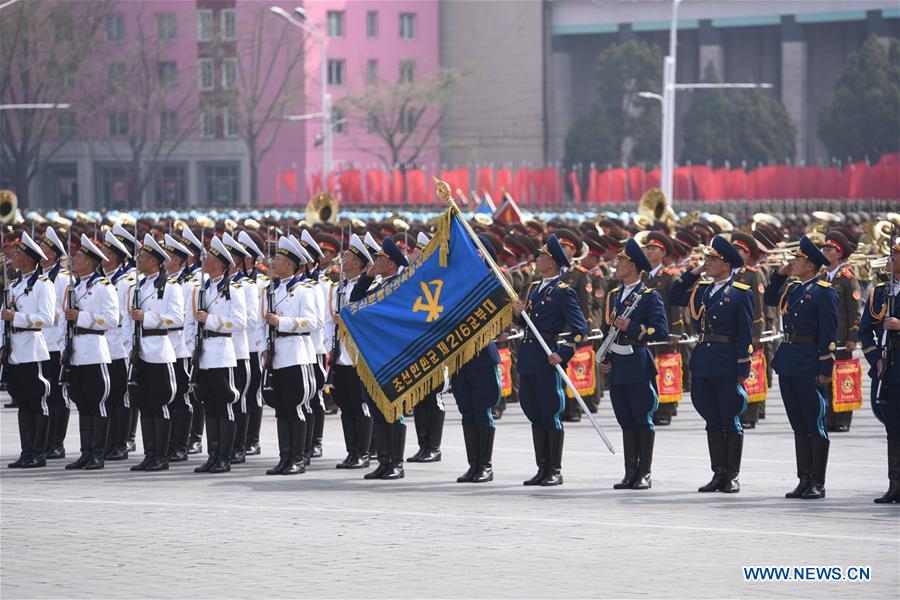 In pics: DPRK displays submarine-launched ballistic missile at military parade