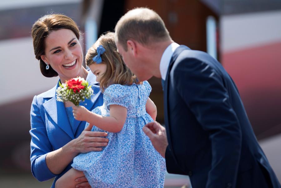 British royal family visit Germany and Poland